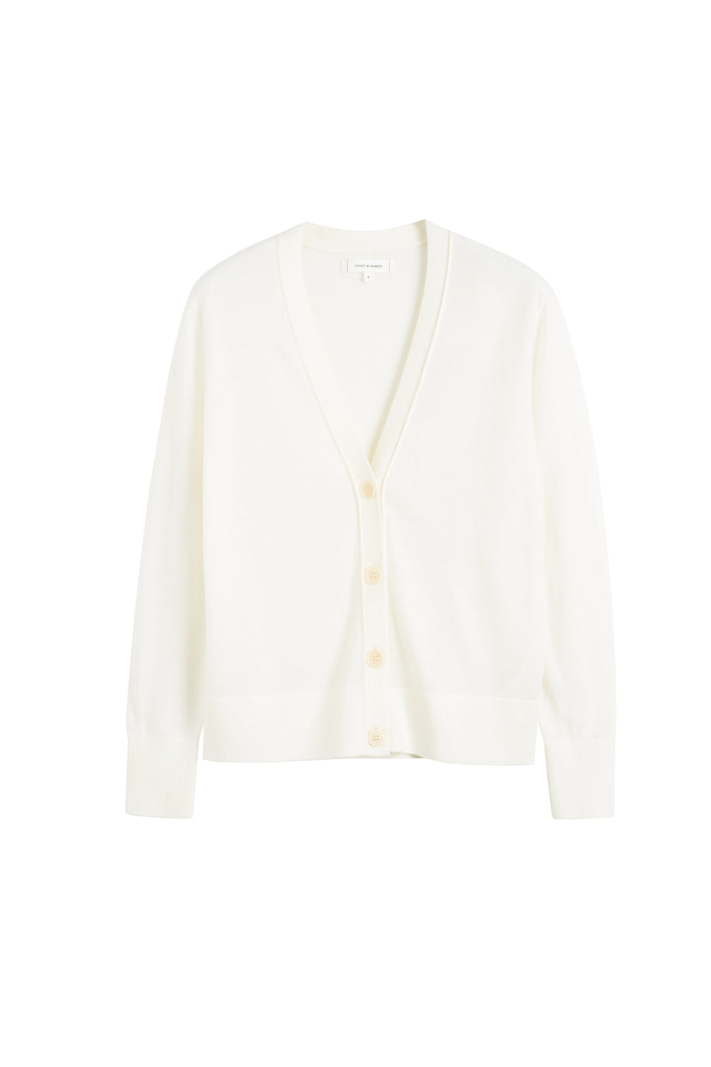 Cream Pure Merino Cardigan