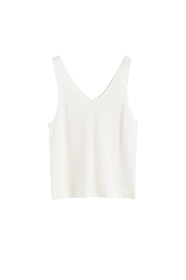 Cream Pure Merino Vest image 4