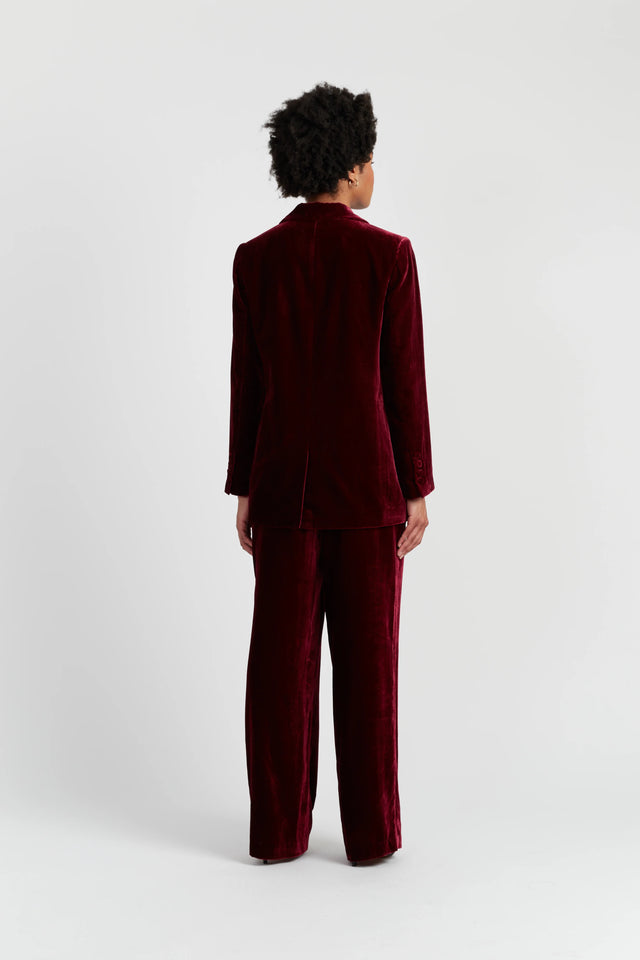 Claret Velvet Jacket image 4