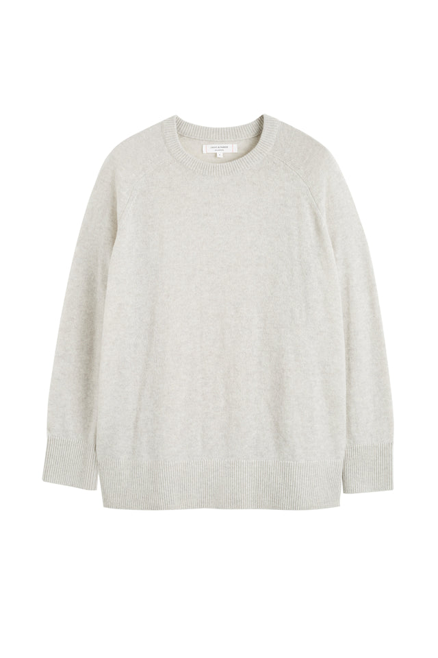 Taupe Cloud Cashmere Slouchy Sweater image 4