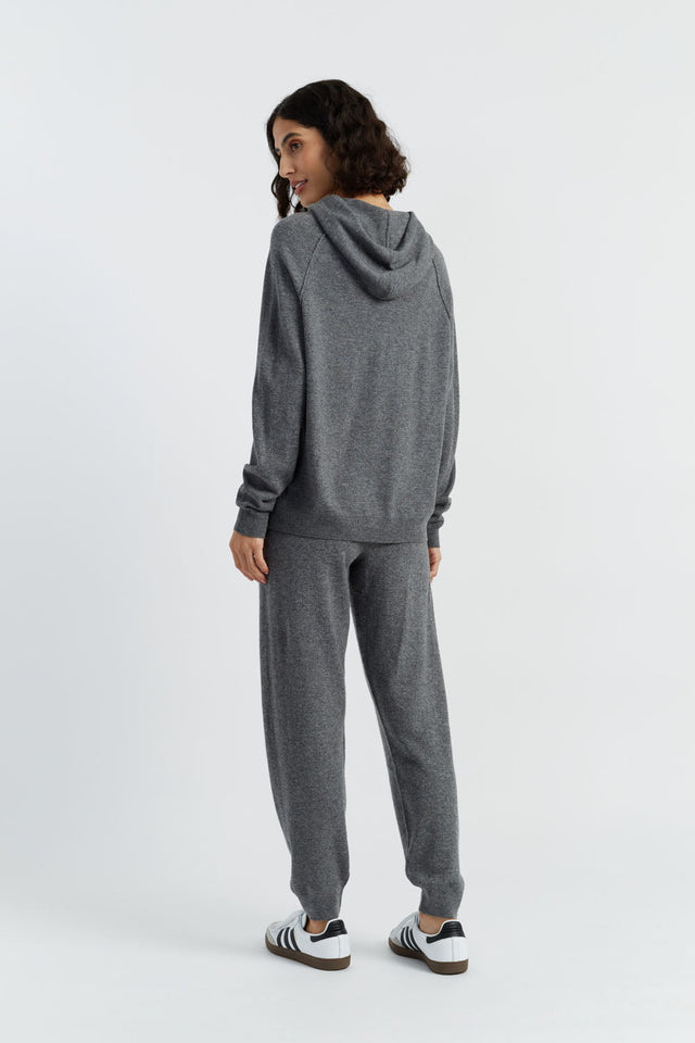 Women's Knitted Hoodie Chinti and Parker Grey Wool-Cashmere Boxy fit Size XS-3L image 1