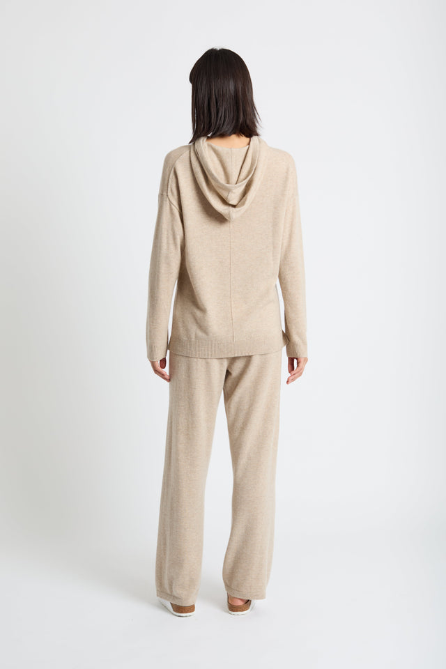 Soft-Oat Wool-Cashmere Relaxed Hoodie image 2