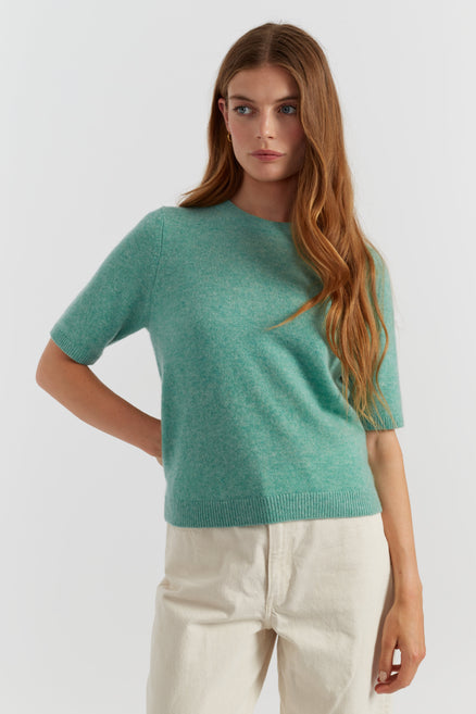 Spearmint Cloud Cashmere T-shirt