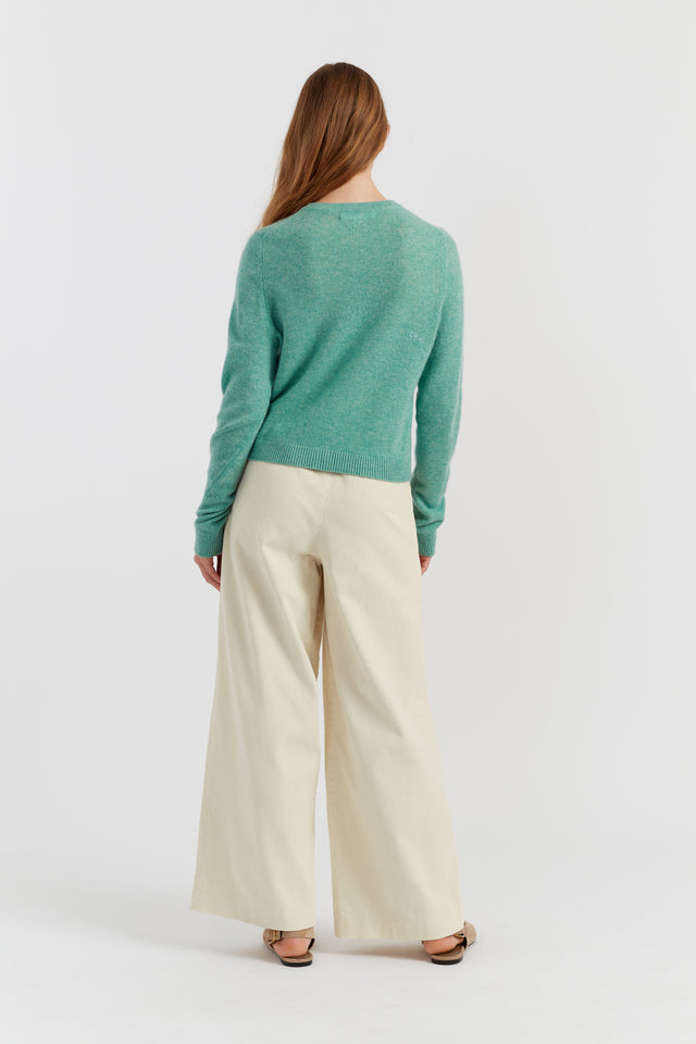 Spearmint Cloud Cashmere Cardigan image 3