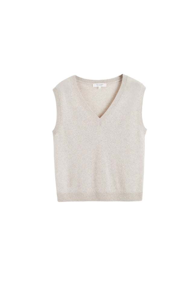 Taupe Cloud Cashmere Tank image 3