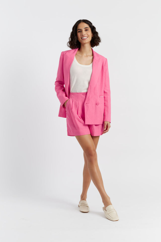 Rose Tencel-Linen Blazer image 5