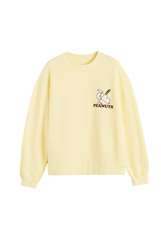 Chinti and Parker Sweatshirt Snoopy Soft-Yellow Cotton Athletics style image 4