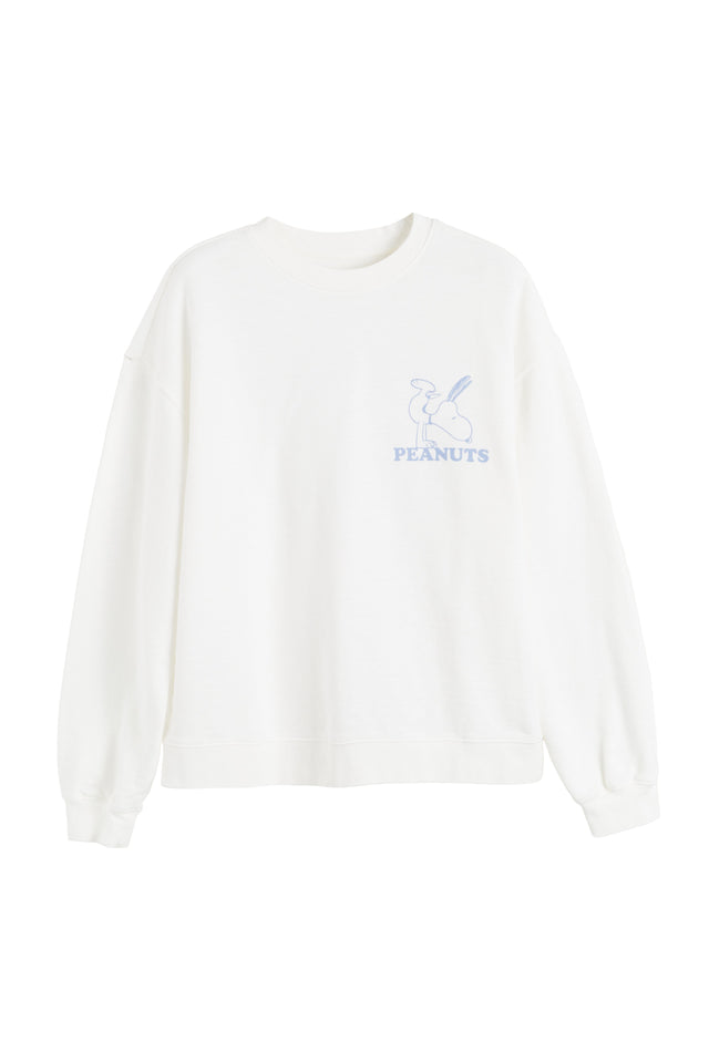 Chinti and Parker Women's hoodie sweatshirt Cream 100% Cotton Snoopy image 5