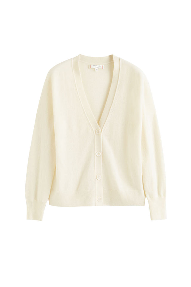 Cream Cashmere Cardigan image 2