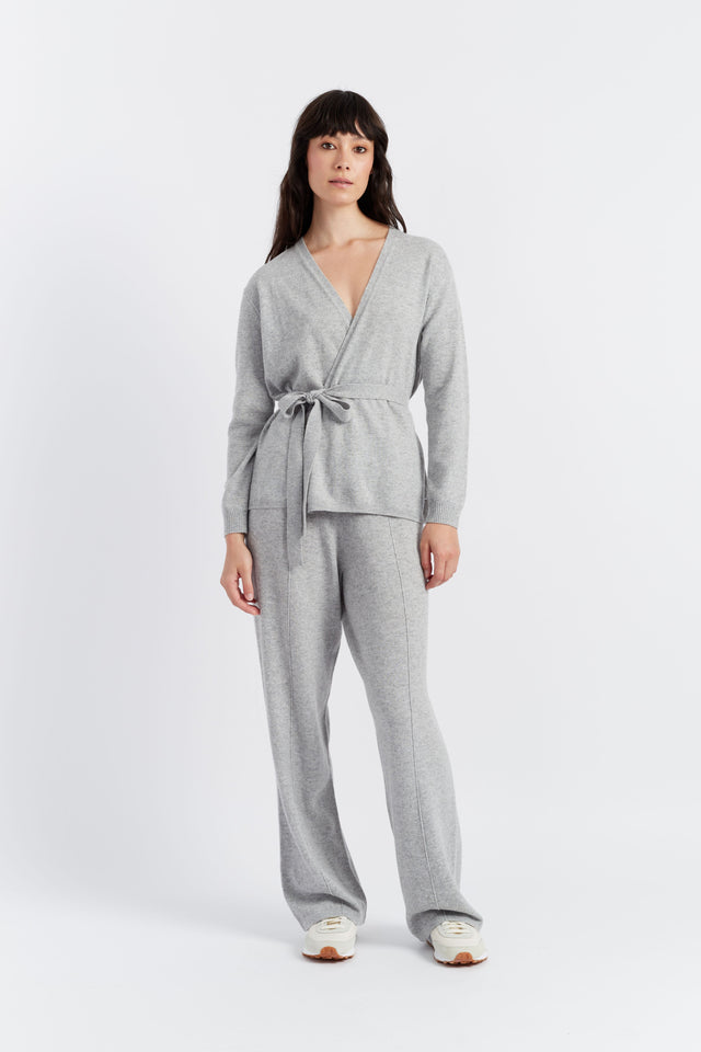 Women's Chinti and Parker Cardigan Light-Grey Wool-Cashmere Wrap style Size XS-3L image 4