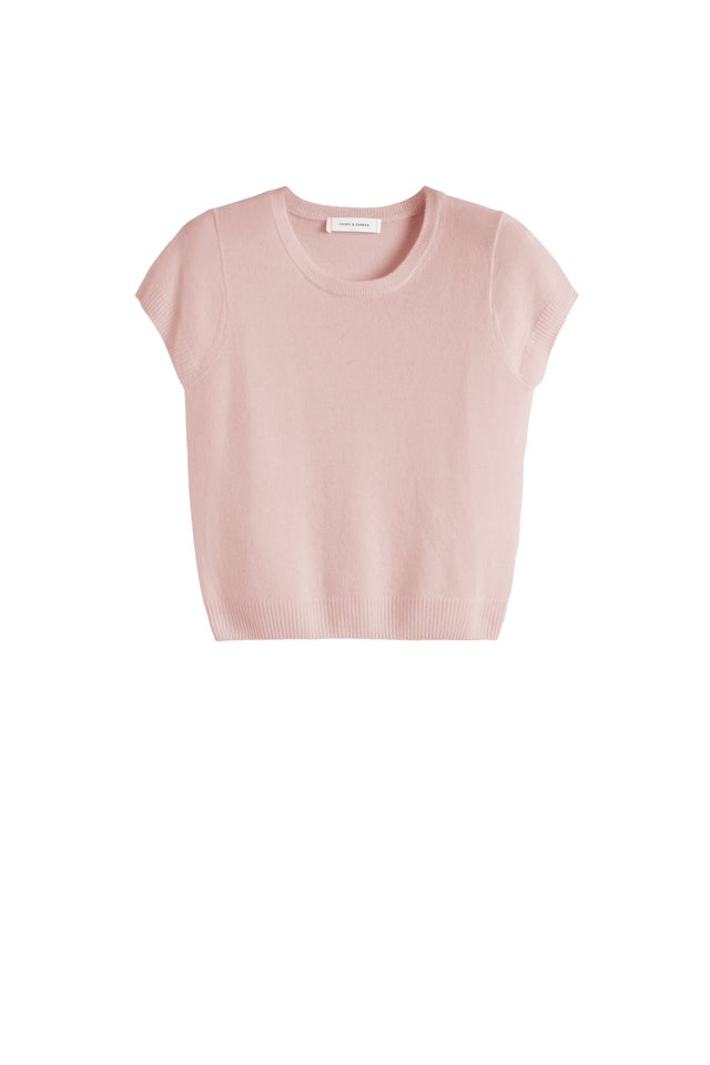 Soft-Pink Air Pure Cashmere T-shirt image 4