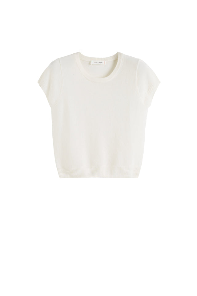 Cream Air Pure Cashmere T-shirt image 4