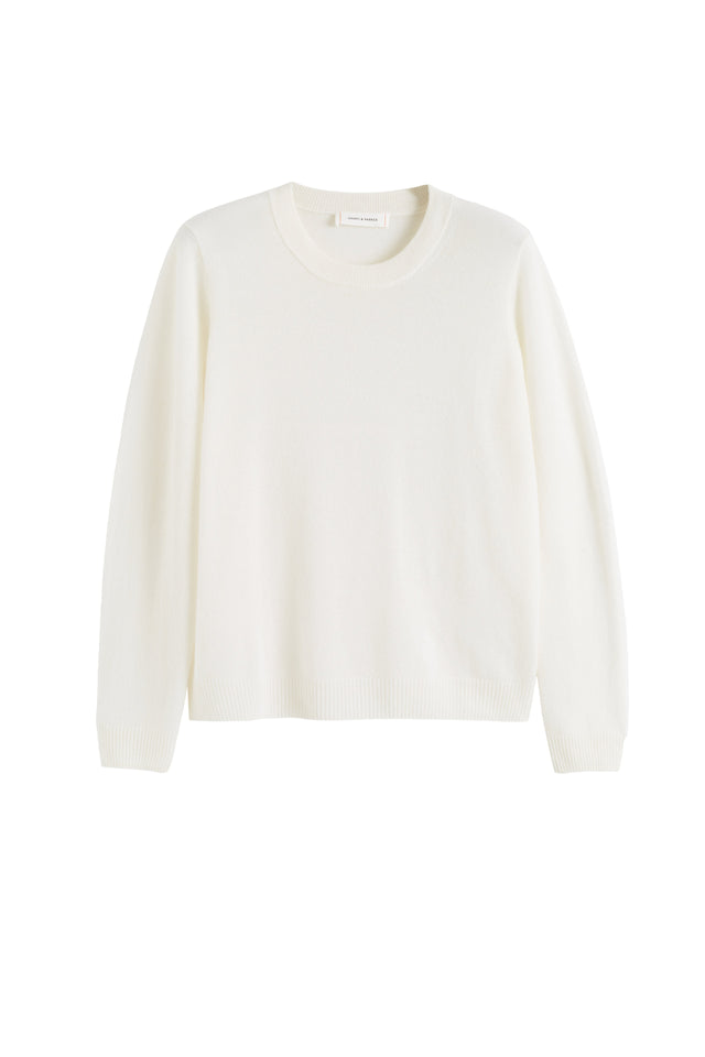 Cream Air Pure Cashmere Sweater image 4