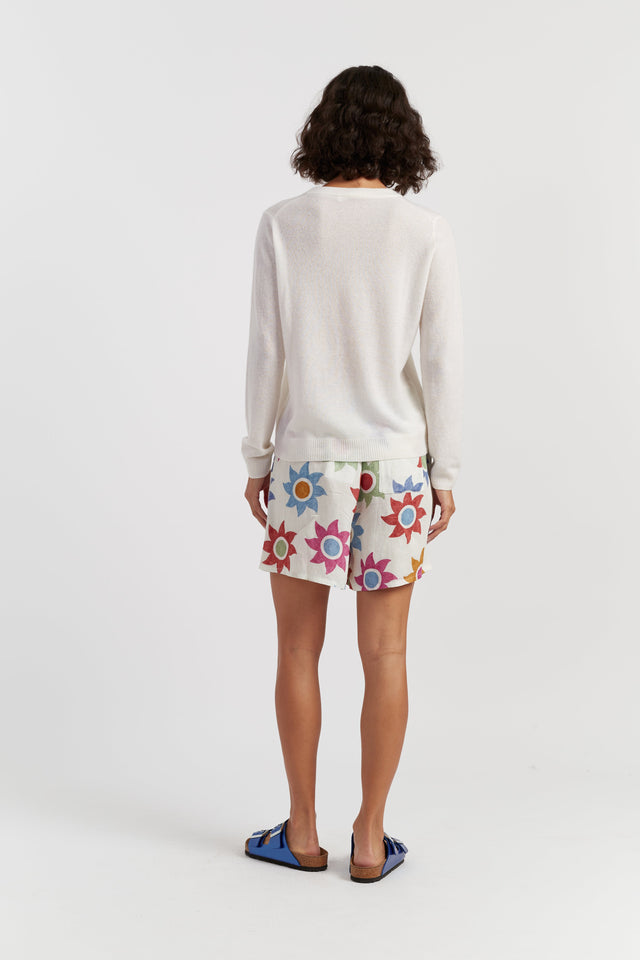 Cream Air Pure Cashmere Sweater image 3