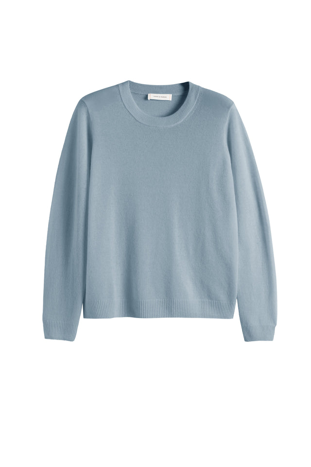 Sky-Blue Air Pure Cashmere Sweater image 4