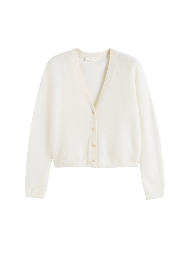 Cream Air Pure Cashmere Cardigan image 4