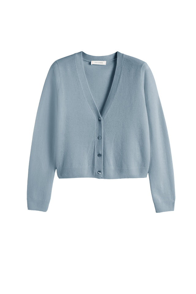 Sky-Blue Air Pure Cashmere Cardigan image 3