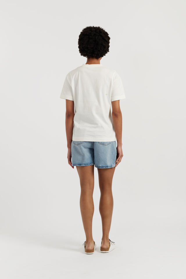 Cream Cotton Snoopy Cherry T-Shirt image 2