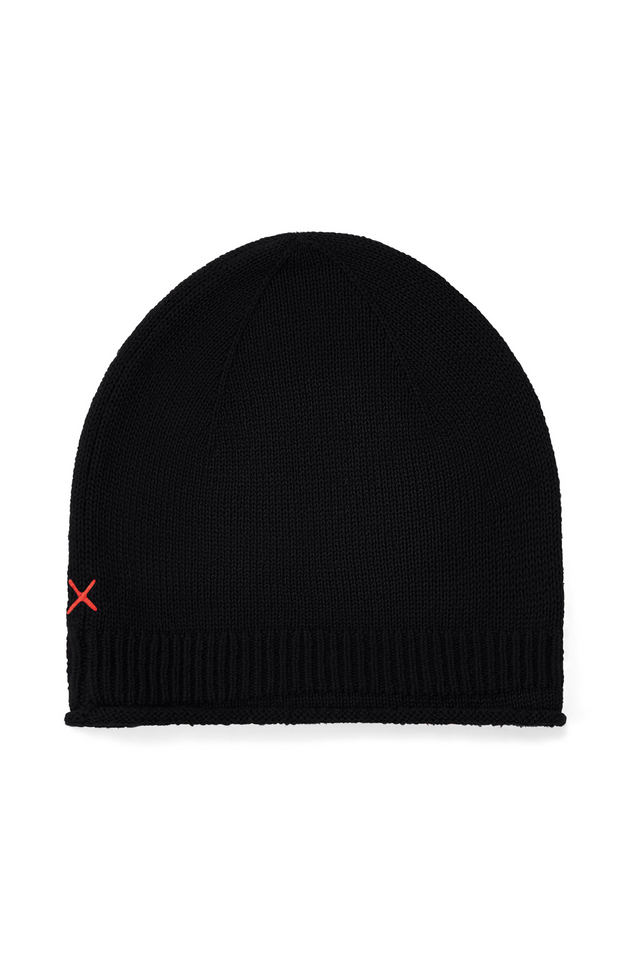 Black Wool-Cashmere Beanie image 2