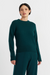 Forest-Green Wool-Cashmere Cropped Sweater