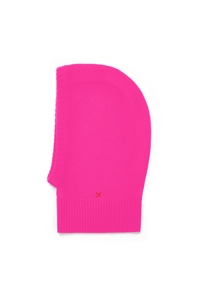 Fuchsia Wool-Cashmere Balaclava image 2