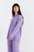 Lavender Wool-Cashmere Relaxed Hoodie