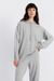 Light-Grey Wool-Cashmere Relaxed Hoodie