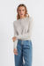 Taupe Cloud Cashmere Cropped Cardigan