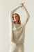 Taupe Cloud Cashmere Slouchy Sweater