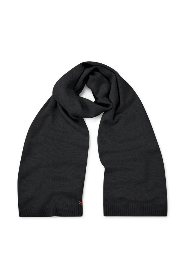 Charcoal Wool-Cashmere Scarf image 2