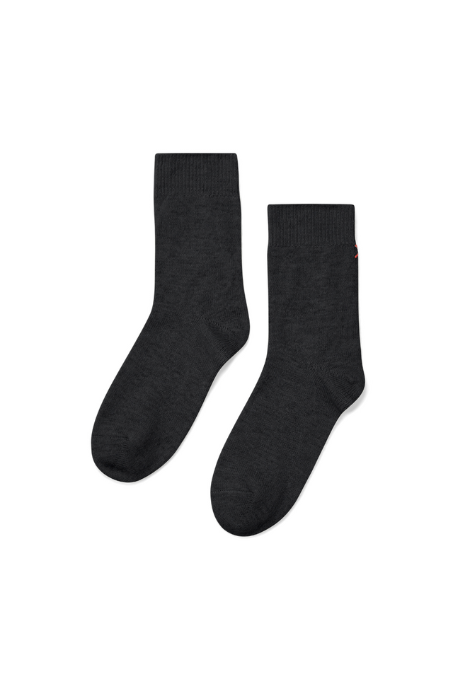 Charcoal Wool-Cashmere Socks image 2