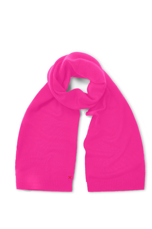 Fuchsia Wool-Cashmere Scarf image 2