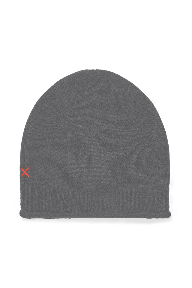 Grey Wool-Cashmere Beanie image 2