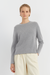 Grey Cashmere Boxy Sweater