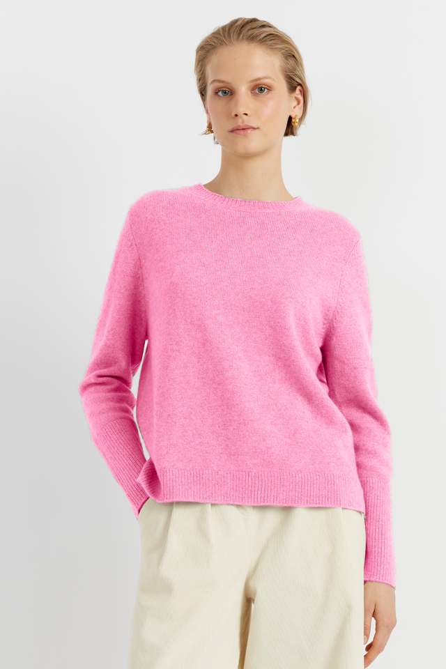 Pink Pure Cashmere Boxy Sweater image 1