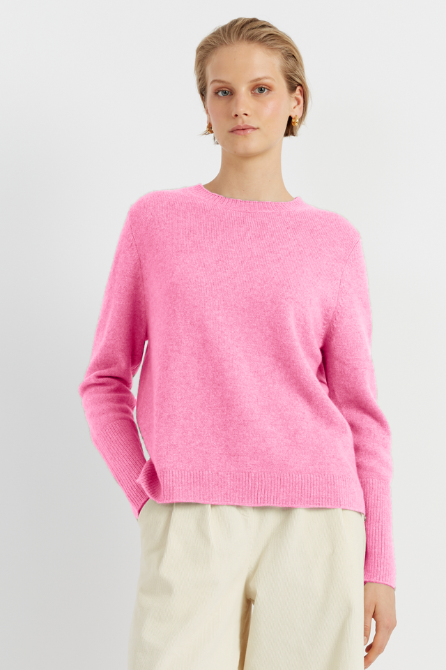 Pink Cashmere Boxy Sweater image 1