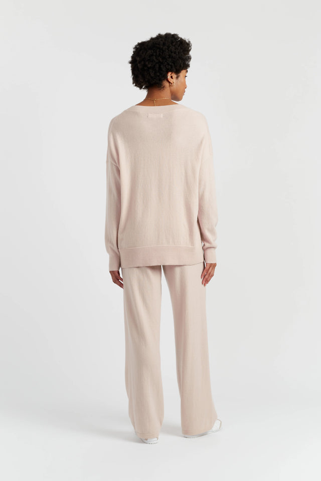 Bone Wool-Cashmere Slouchy Sweater image 3