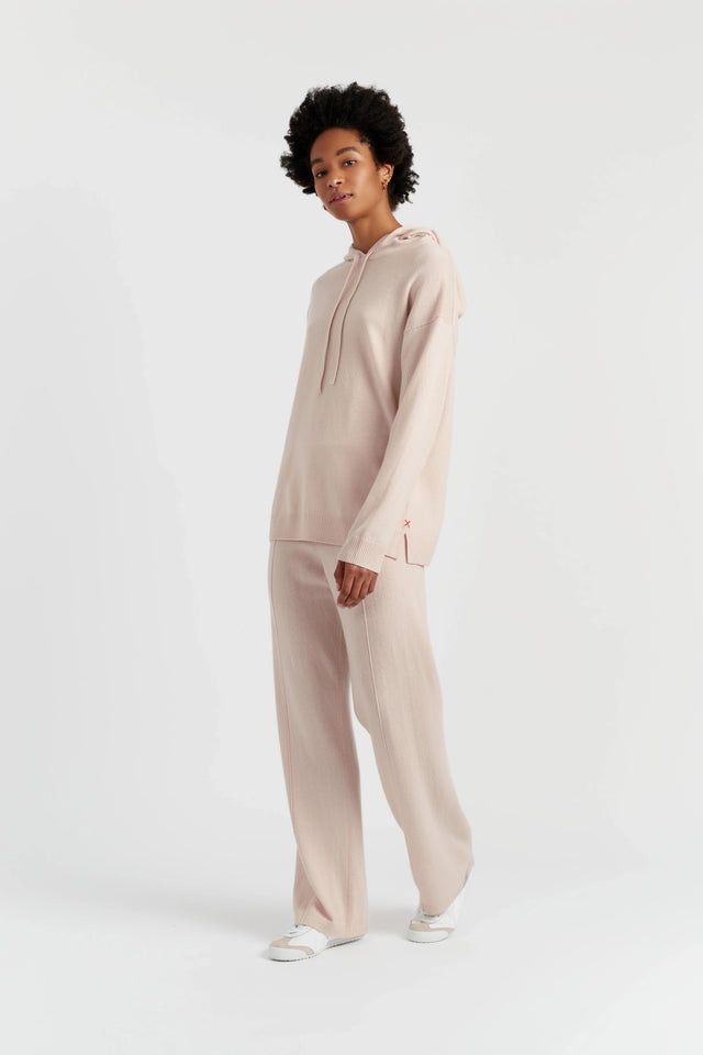 Bone Wool-Cashmere Relaxed Hoodie image 2