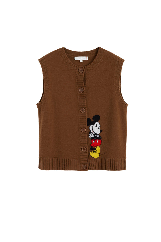 Toffee Wool-Cashmere Mickey's Waistcoat image 7