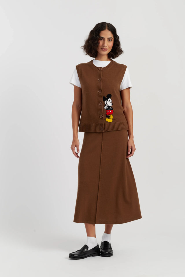 Toffee Wool-Cashmere Mickey's Waistcoat image 2