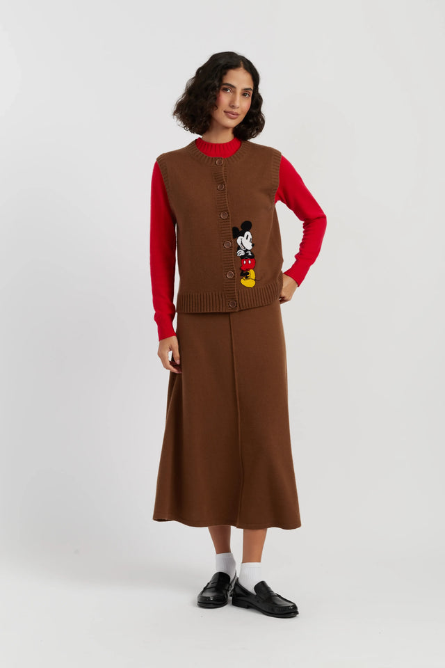 Toffee Wool-Cashmere Mickey's Waistcoat image 4