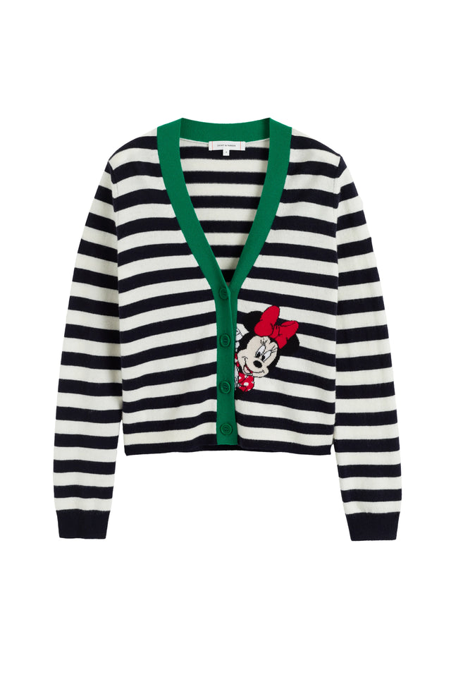 Cream Wool-Cashmere Minnie Peek Pocket Cardigan image 4