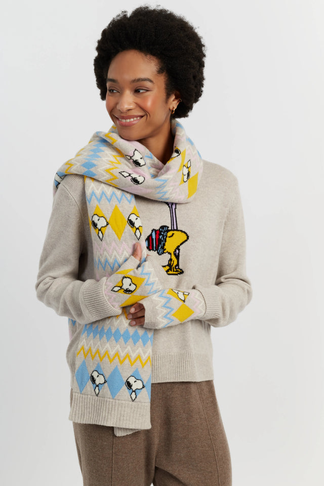 Light-Oatmeal Wool-Cashmere Woodstock Ski Sweater image 4