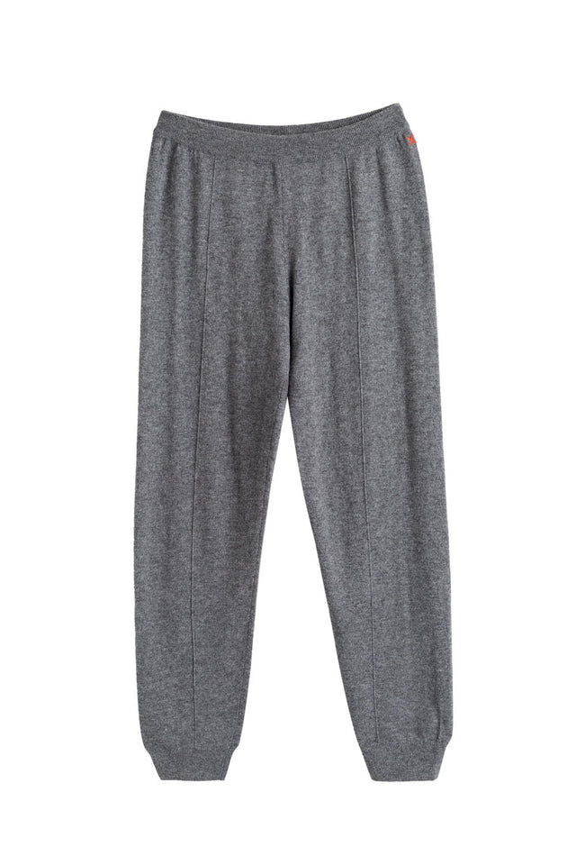 Grey Wool-Cashmere Cuffed Joggers image 2