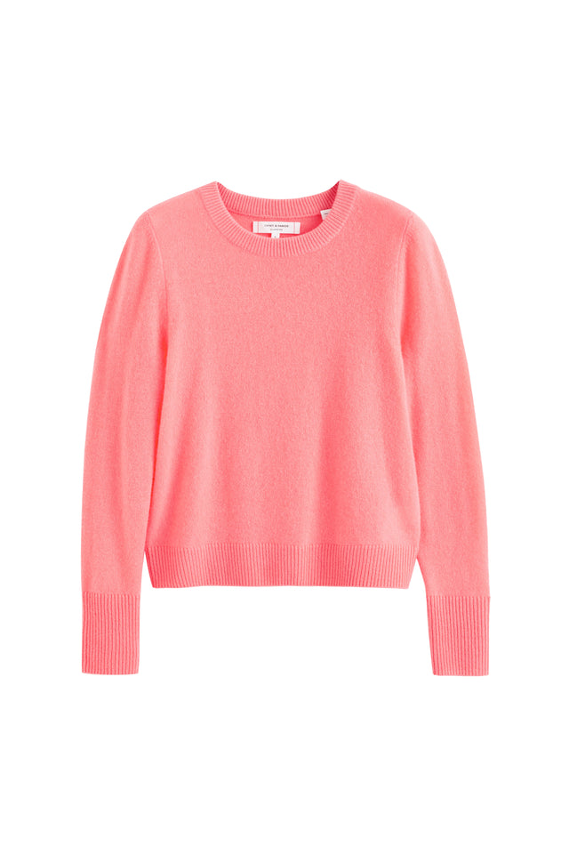 Coral Cashmere Cropped Sweater image 2