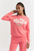 Coral Wool-Cashmere Bloom Love Sweater